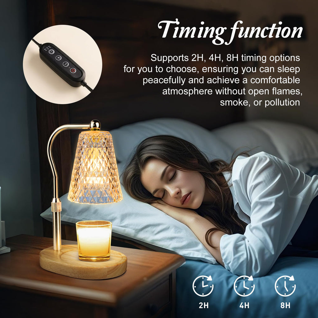 Adjustable Candle Warmer Lamp with Timer K2982