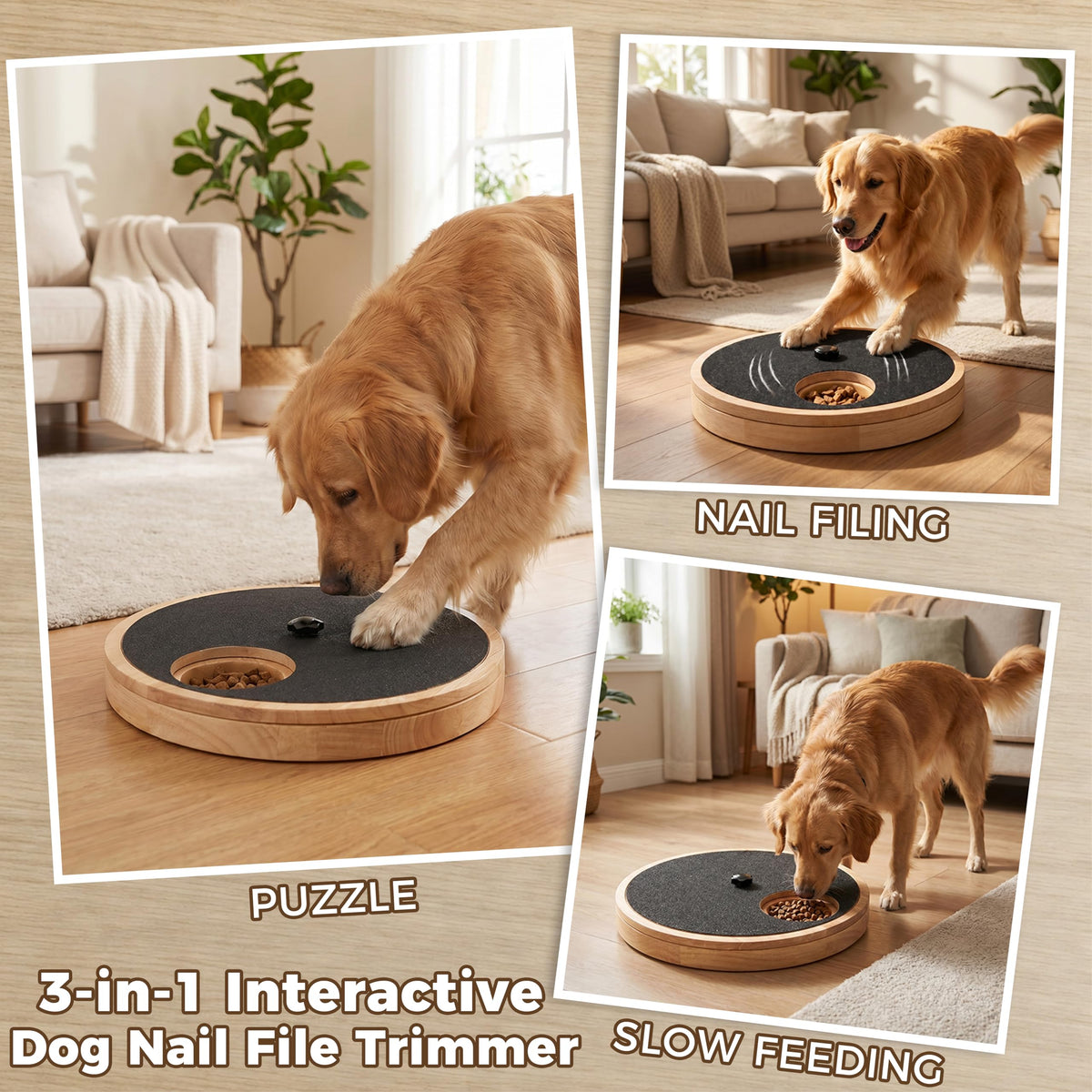 Dog Nail Scratch Board with Treat Box I77910