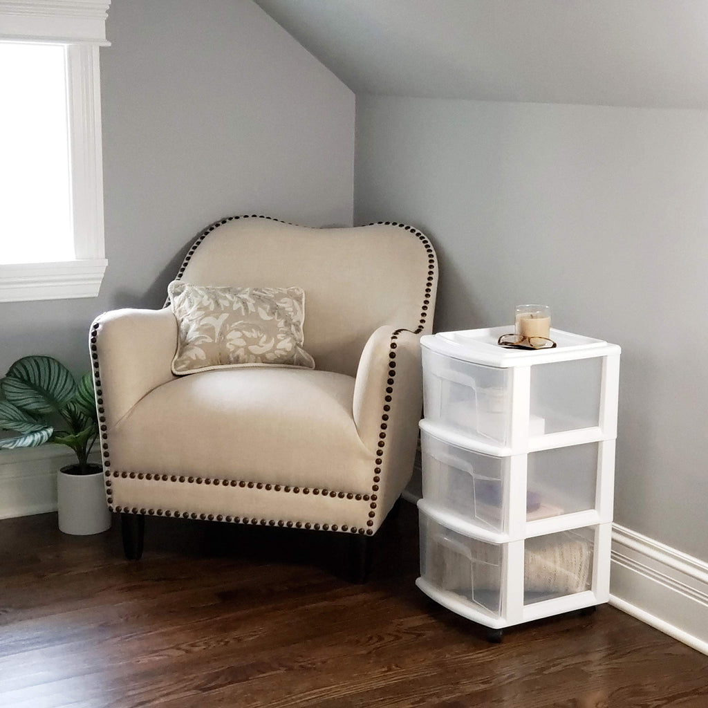 3-Drawer Cart White Y339
